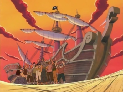 Пираты Красноволосого (赤髪海賊団 , Акагами Каидзокудан) - сильная команда, правящая в Новом Мире, возглавляемая Красноволосым Шанксом, одним из Йонко.